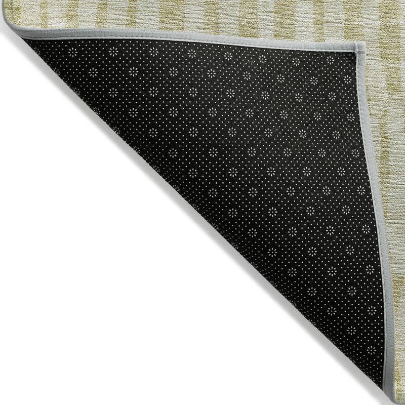 HomeRoots Striped Transitional Rectangle Outdoor Rug