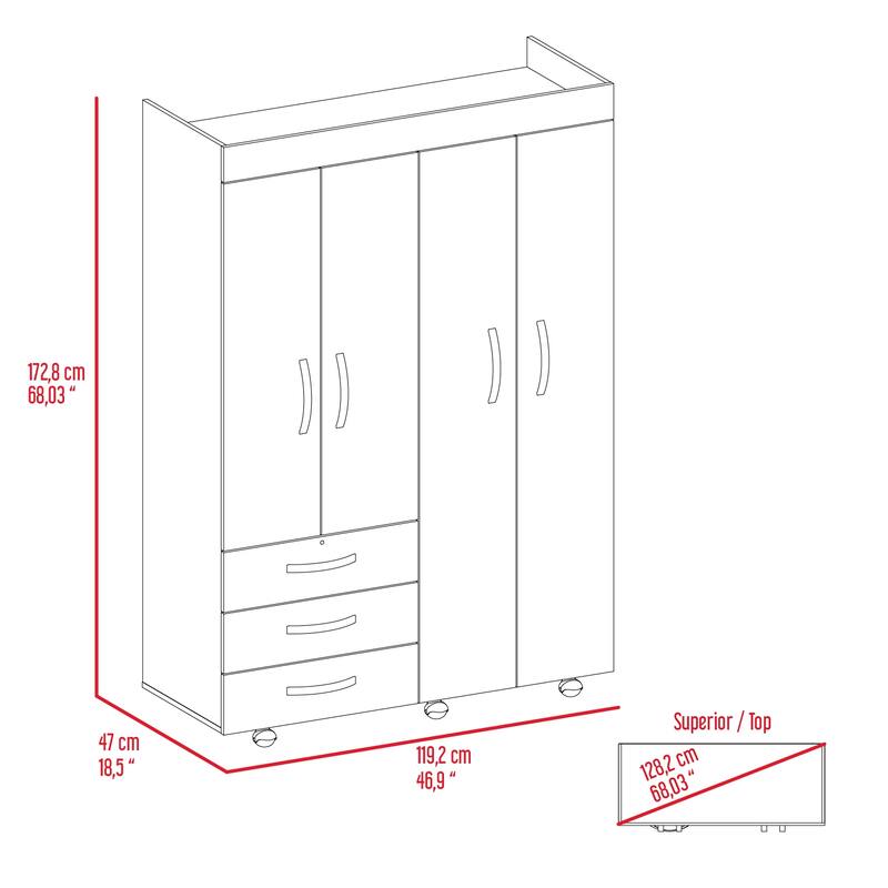 Armoire Velvet, Bedroom