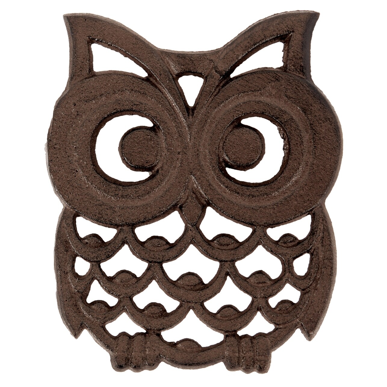 Shop Big Eyed Owl Shaped Hot Plate Trivet Kitchen Decor Cast Iron