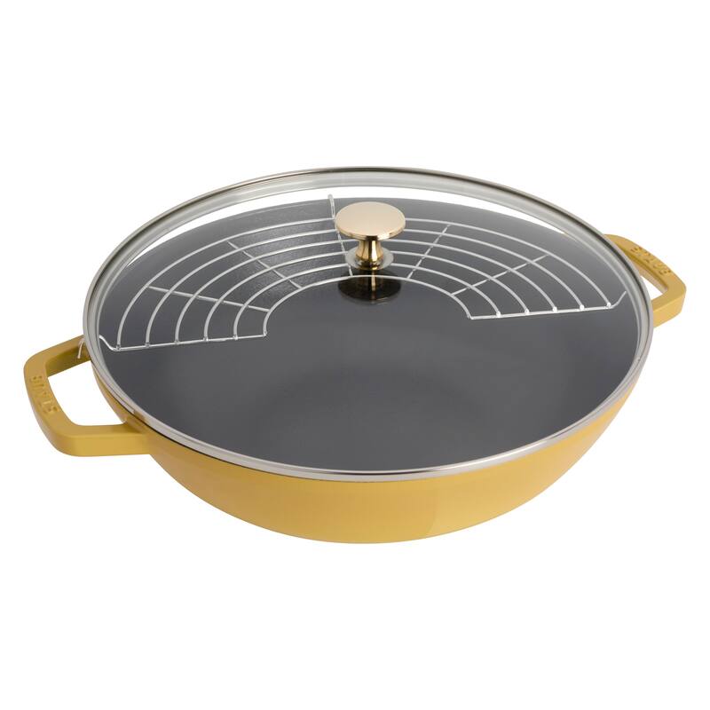 STAUB Cast Iron 4.5-qt Perfect Pan - Citron