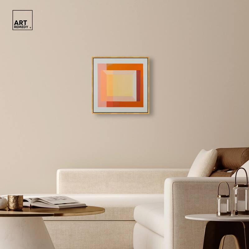 Minimal Color Blocks II Canvas by Art Remedy