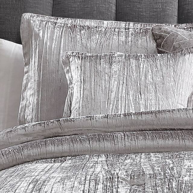 Riverbrook Home Turin Crinkled Velvet 7-piece Comforter Set