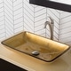 preview thumbnail 21 of 35, Kraus Glass Vessel Sink, Bathroom Faucet, Mounting Ring