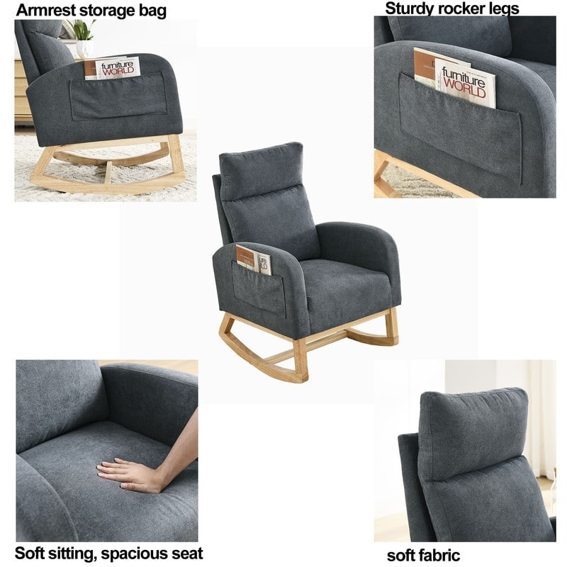 Living Room Lounge Arm Rocking Chair