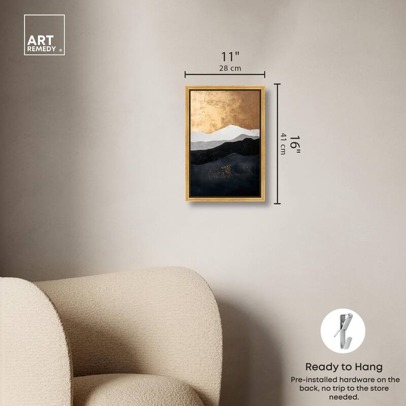 Golden Vista II Canvas by Art Remedy