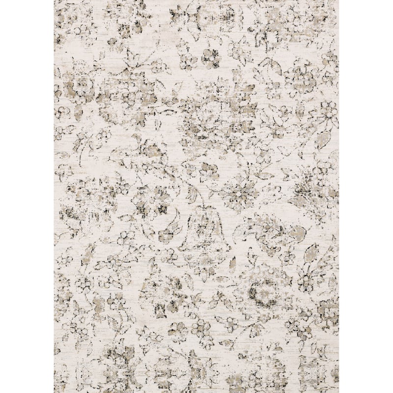 Alexander Home Verona Shabby Chic Botanical and Floral Rug