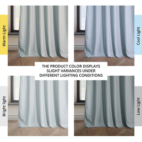 Exclusive Fabrics Plush Velvet Room Darkening Curtain (1 Panel)