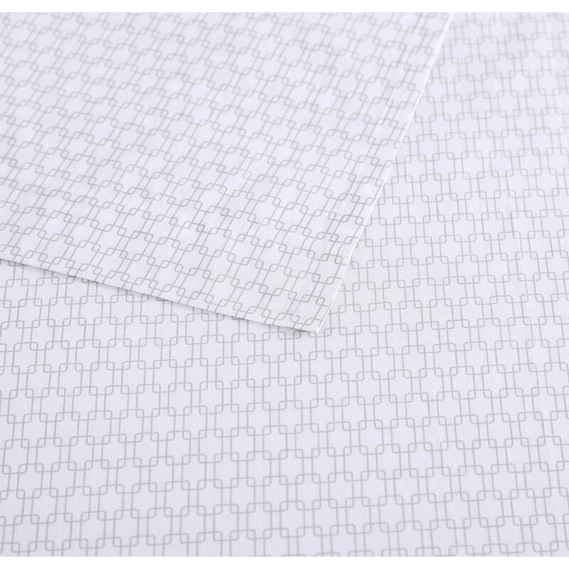 City Scene Cotton Percale Printed Sheet Sets