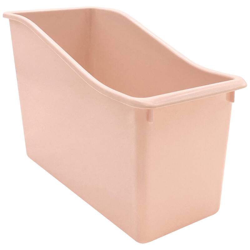 Teacher Created Resources Blush Plastic Book Bin, Pack of 6