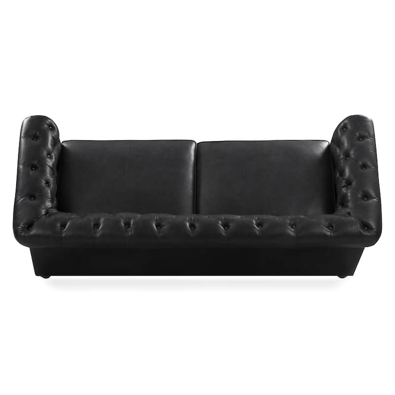 Poly & Bark Lyon 87" Sofa - Full Grain Genuine Italian Leather