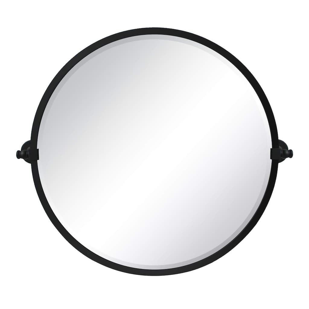 TEHOME Round Metal Wall Mirror - 26" x 26"