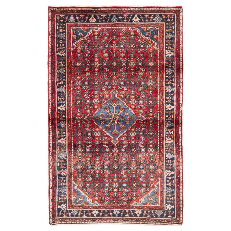 ECARPETGALLERY Hand-knotted Andelz Red Wool Rug - 3'9 x 6'4