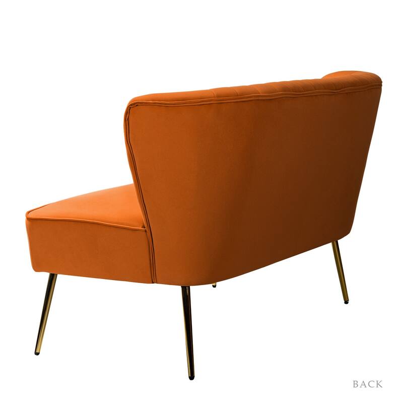Delicia 3 Piece Living Room Set with Golden Legs by HULALA HOME