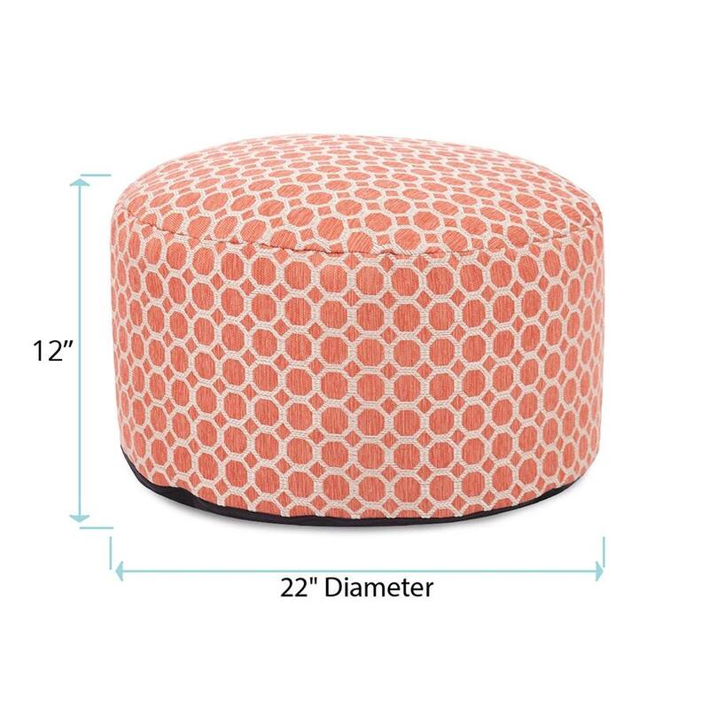 Allan Andrews Contemporary Foot Pouf, Pyth Collection