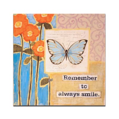 Ready2HangArt Canvas Art 'Happy Thoughts II' by Hope Hansen