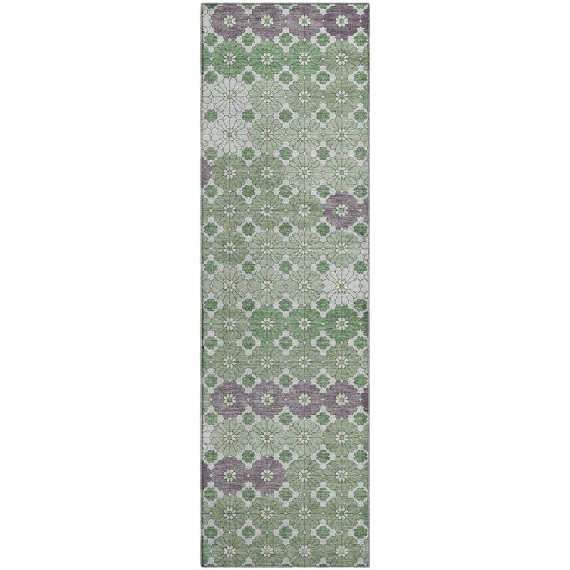 Premium Washable Super Soft Whimsy Mosaic Mayfield Rug