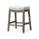 Option Aged Grey with Dove Fabric Upholstery