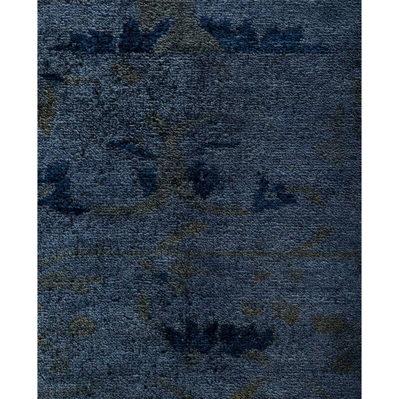 Overdyed One-of-a-Kind Hand-Knotted Area Rug - Gray - 8' 2" x 10' 2"