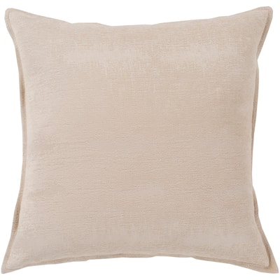 Carson Carrington Taserud Solid Chenille Throw Pillow Cover (22" x 22")