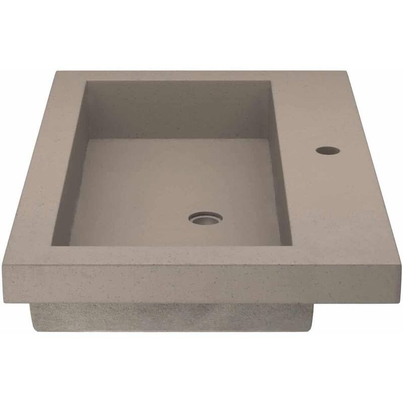Native Trails NativeStone 30" Rectangular Stone Composite Drop In