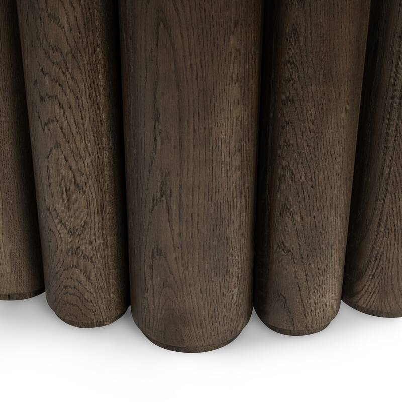 Classic Home Tiber Wood Round Dining Table