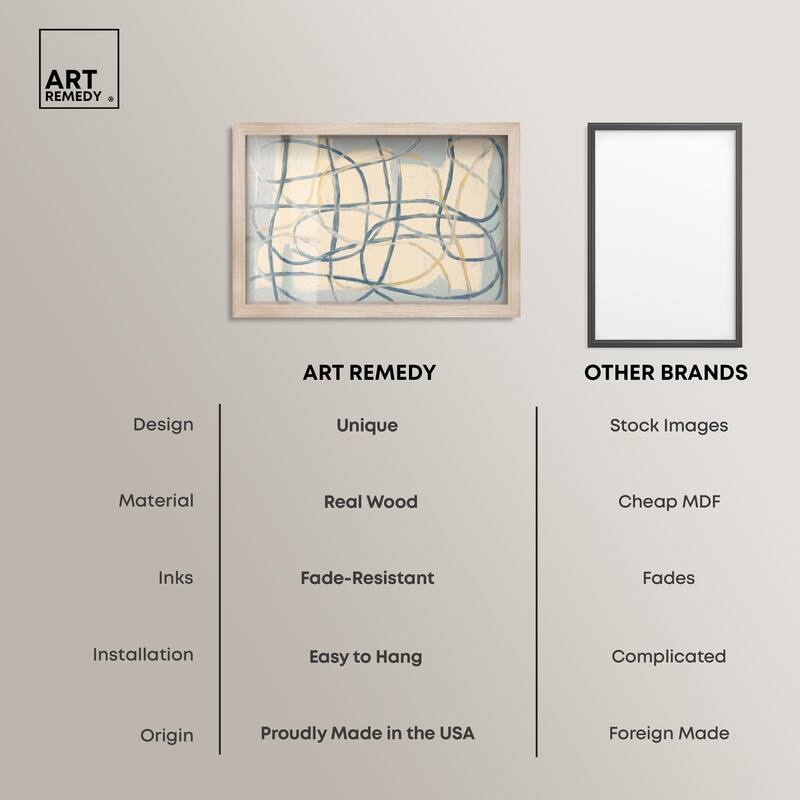 Unbroken Line I Shadowbox by Art Remedy