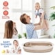 preview thumbnail 5 of 6, Handmade Woven Baby Changing Basket with Mattress Pad