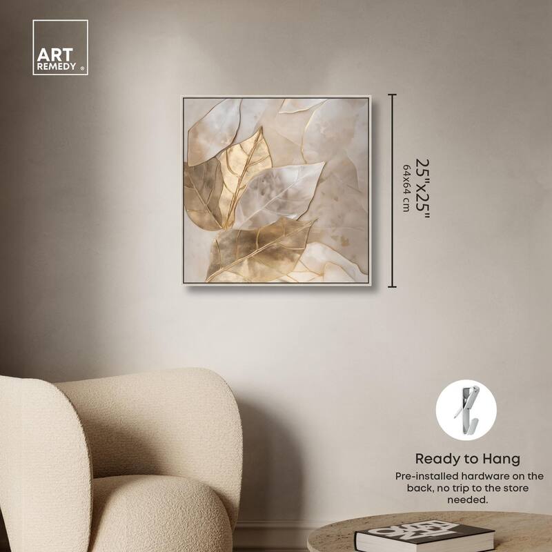 Golden Boughs Canvas by Art Remedy