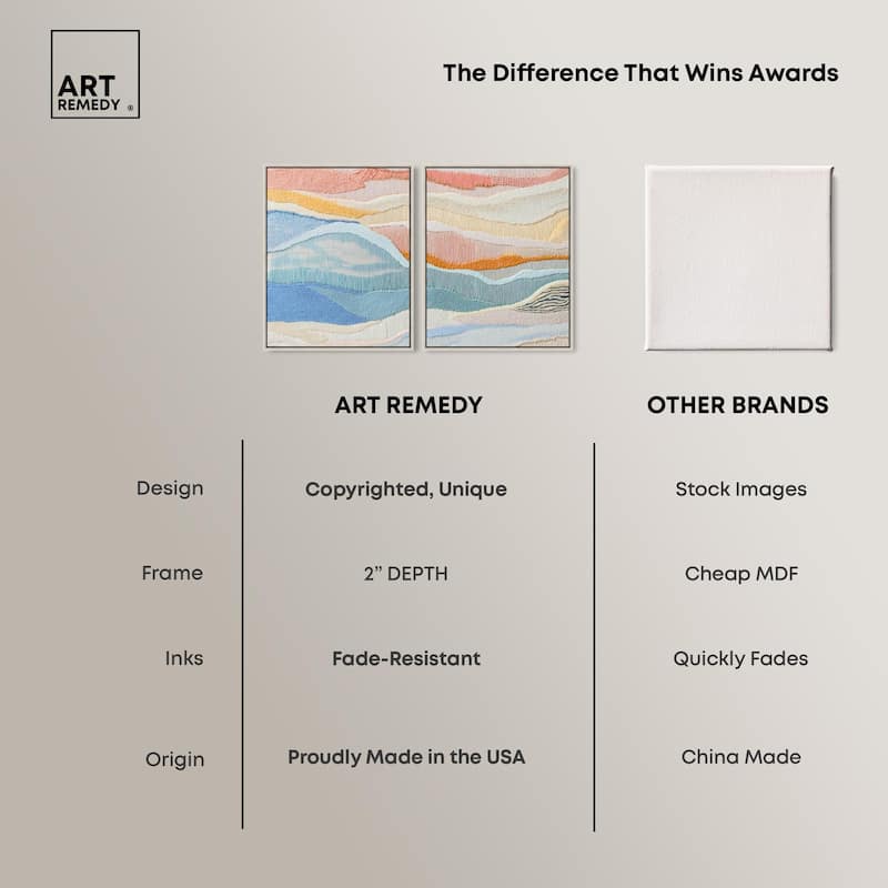 Morning Calm I Canvas Set of 2 by Art Remedy