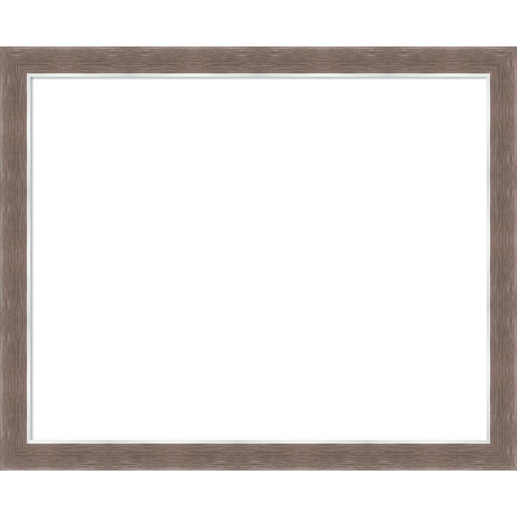 Amanti Art Noble Mocha Framed Dry Erase Magnetic Board
