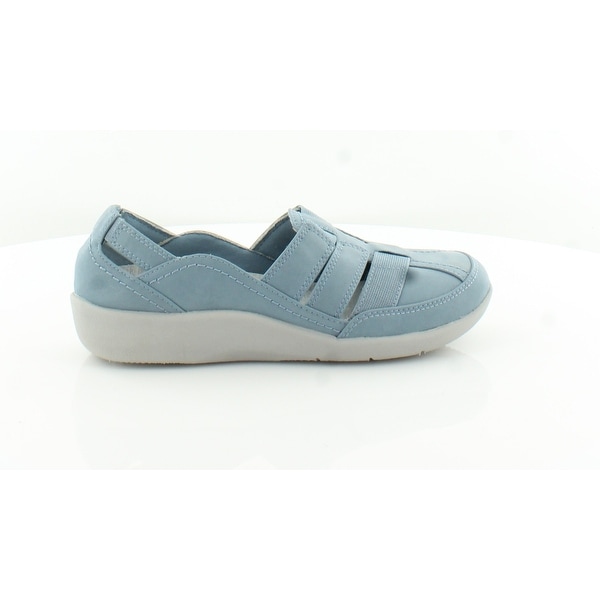 clarks sillian stork blue grey