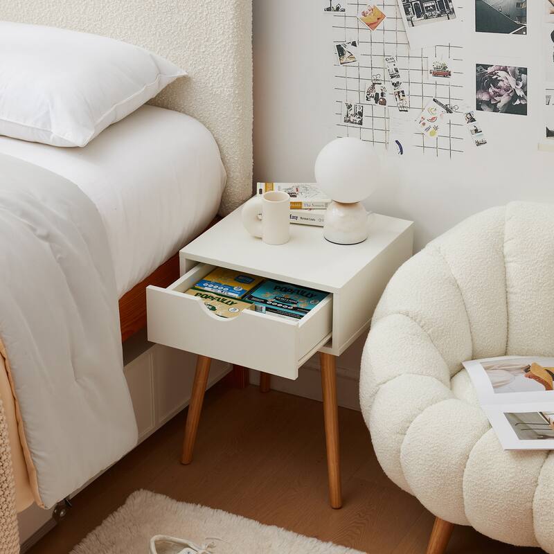 Yak About It® Easy Built Side Table - White by DormCo