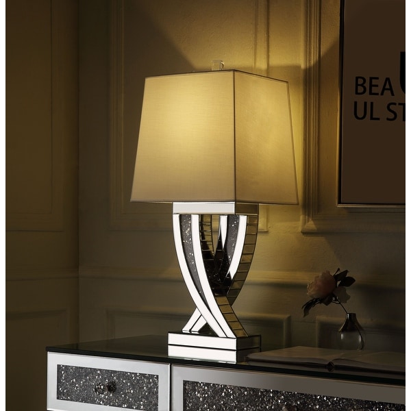 Mirrored glass lamp outlet