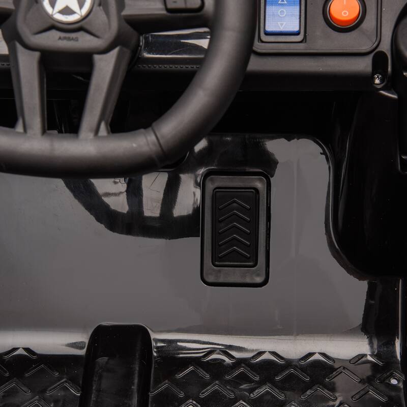 Kids 12V Electric Ride-On Truck with Parental Remote, Bluetooth, USB, LED Lights