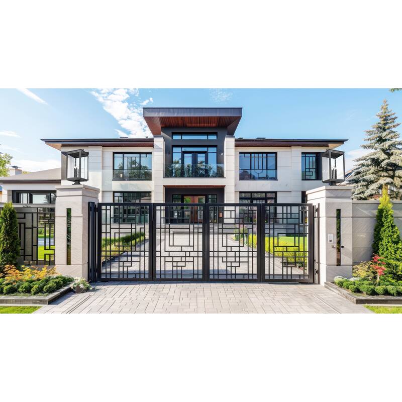 Z-Lite 5019PHXXLS-SQPM Hartwell 6 Light 34" Tall Post Light with Seedy