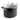 GreenPan Valencia Pro Hard Anodized Induction Safe Healthy Ceramic Nonstick Stock Pot, 8 QT, Gray
