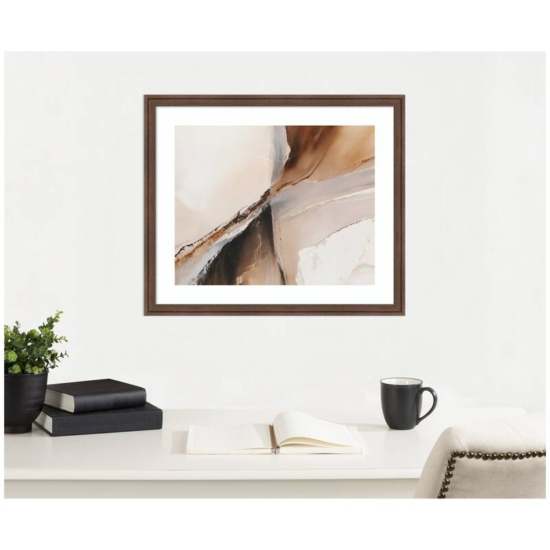 Kate and Laurel Element II by Amy Lighthall Framed Wall Art Print