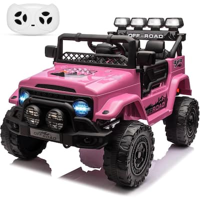 Ride On Truck Car for Kids, 12V Electric Ride On Car with Remote Control