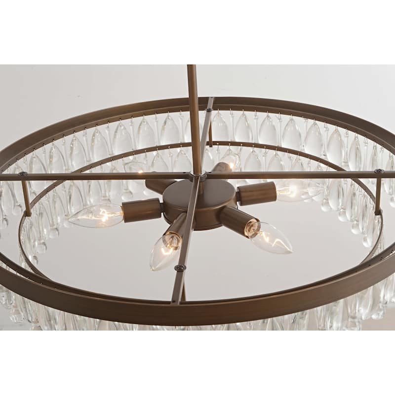 Viviana Crystal 6-light Chandelier