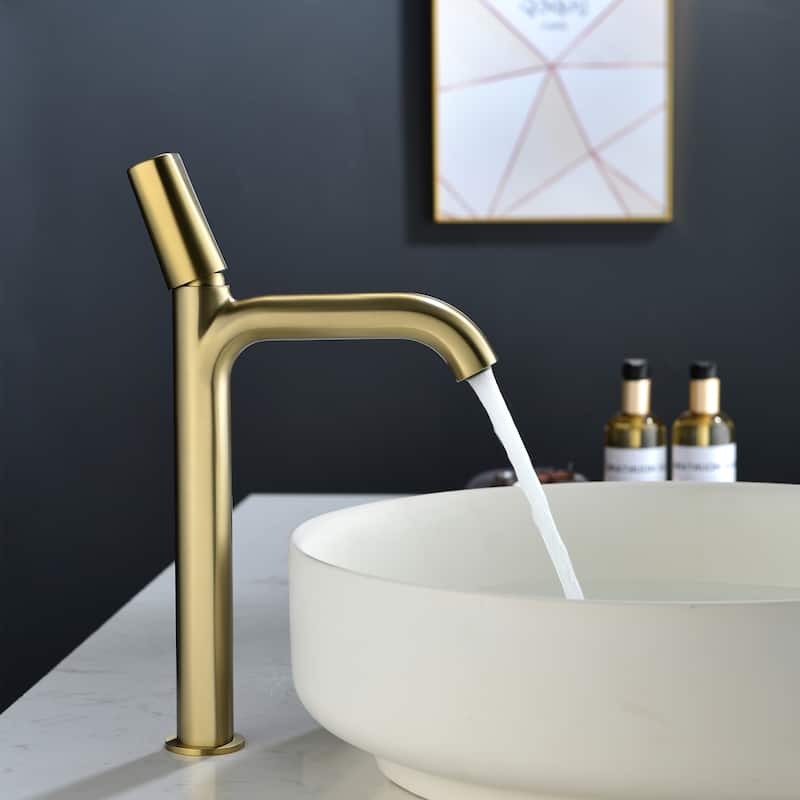 Single Handle Single Hole Bathroom Sink Faucet