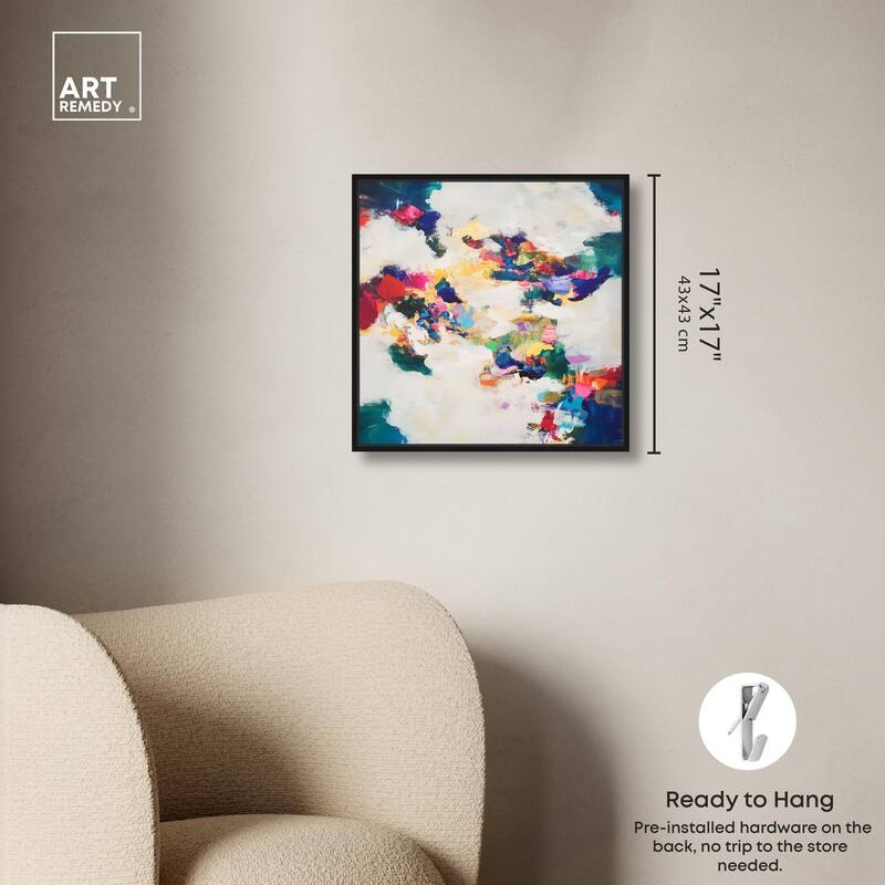 Spectrum Splash Canvas by Art Remedy