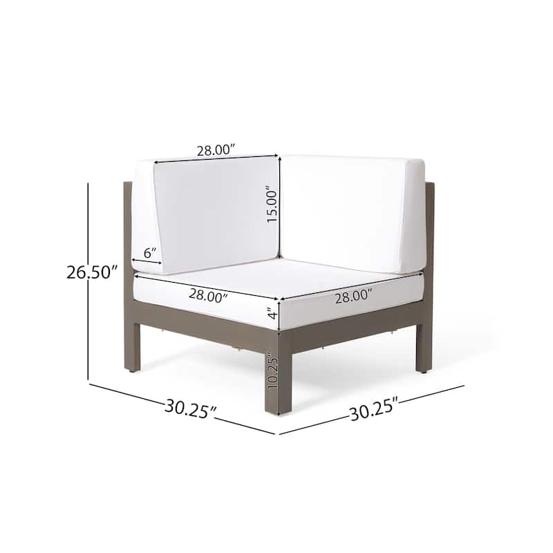 Brava Outdoor 7-piece Fire Pit Sectional Set by Christopher Knight Home