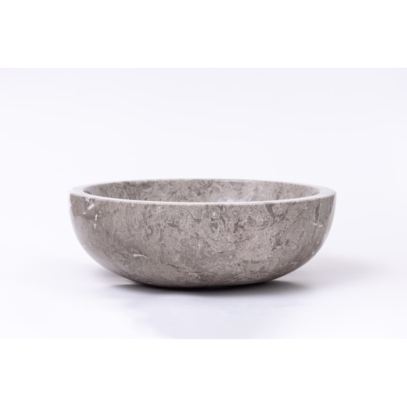 Natural Stone Vessel Bathroom Sink - Isidro Goleta Marble