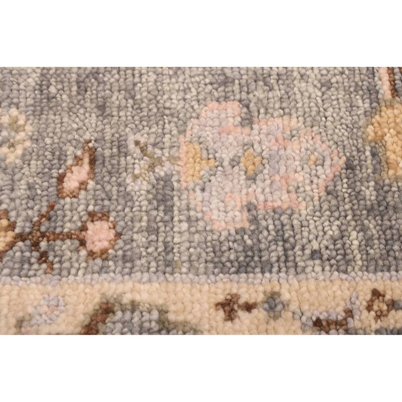 ECARPETGALLERY Hand-knotted Jules Serapi Grey Wool Rug - 2'6 x 7'10