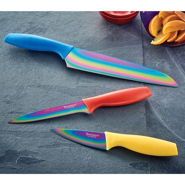 Shop Hampton Forge Tomodachi 3 Piece Knife Set With 3 Blade Guards
