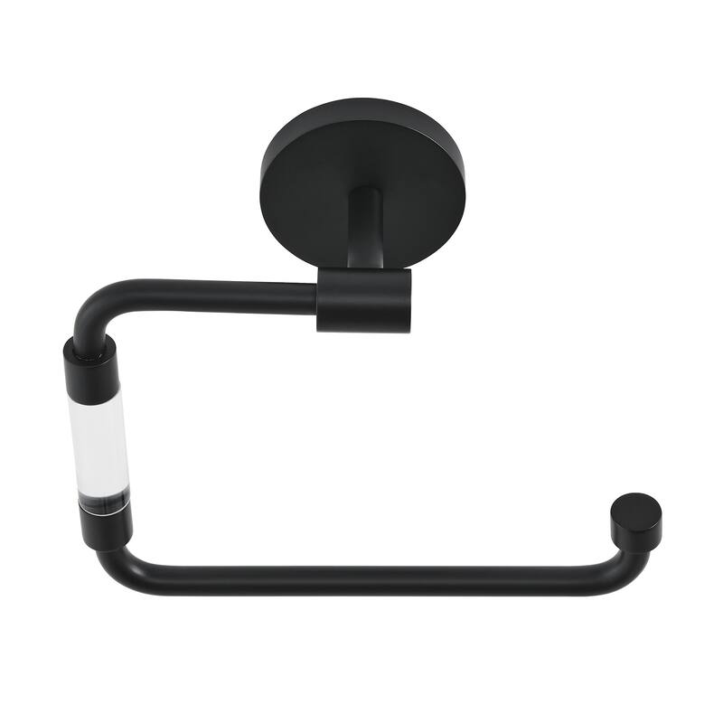 Swiss Madison SM-ATP10 Verre Wall Mounted Toilet Paper Holder - Matte Black