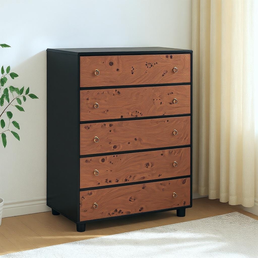 46" Tall 5-Drawer Chest, TV Stand & Organizer
