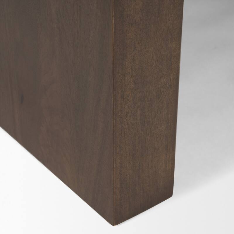 Wesson Brown Wooden Rectangular Coffee Table