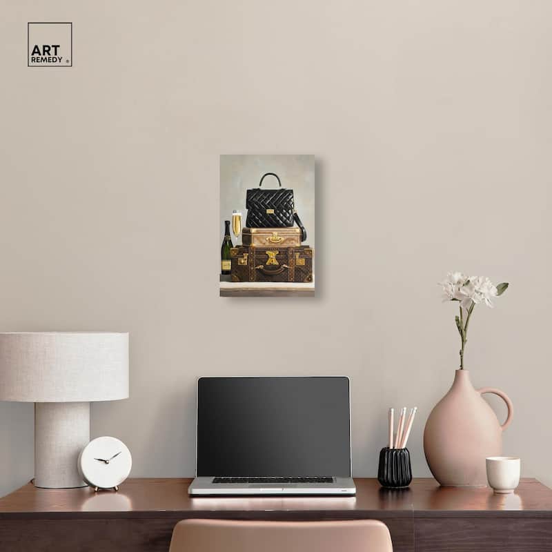 Getaway Necessities Canvas by Art Remedy, Gallery Wrapped