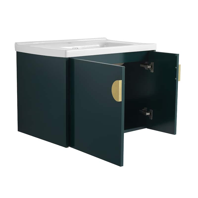 Topcraft Wall Mounted Bathroom Vanity with Sink